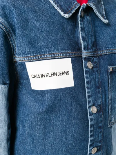 calvin klein patchwork jacket