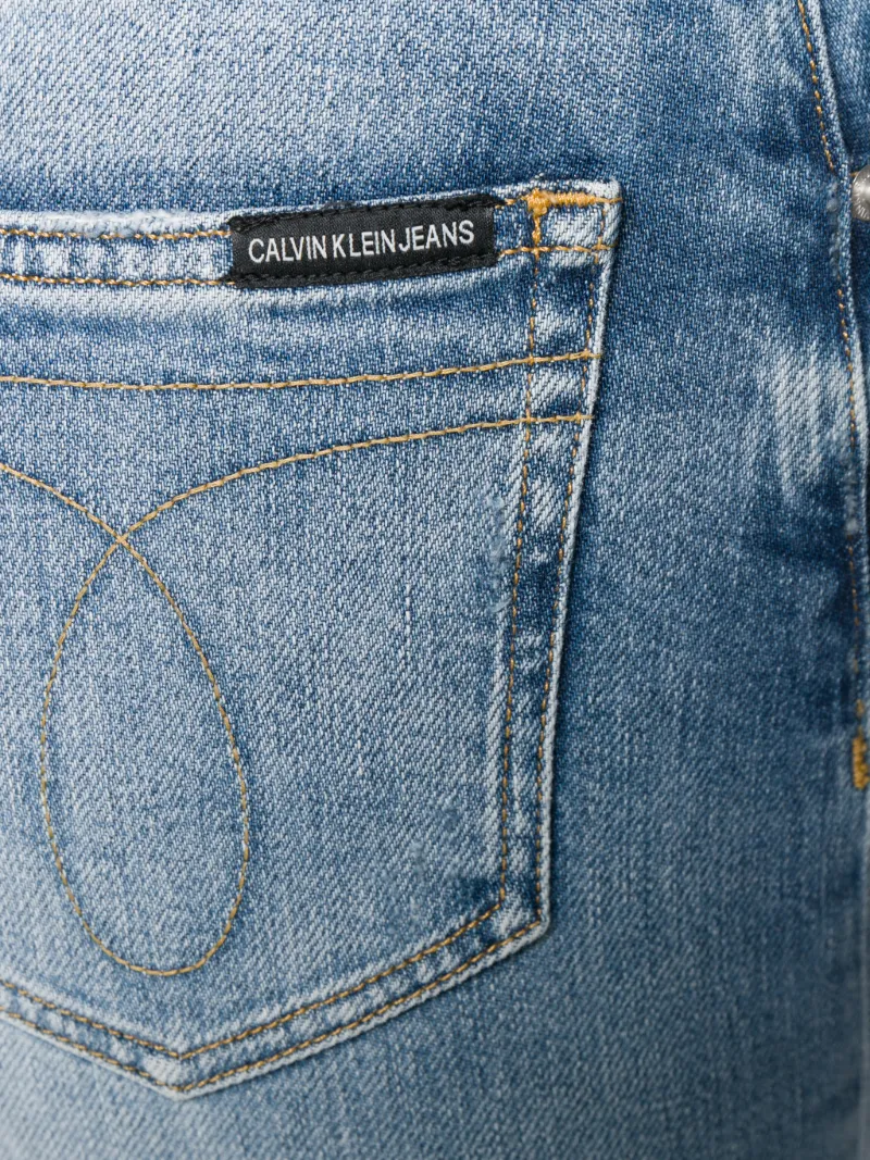 Calvin Klein Jeans Jeans skinny strappati blu | MODES