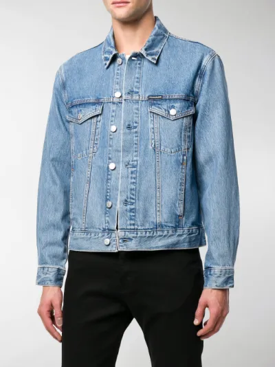denim trucker jacket calvin klein