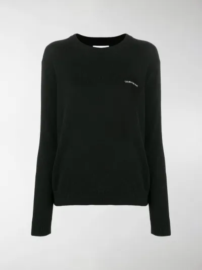 calvin klein logo jumper