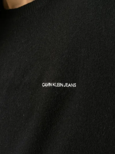 calvin klein logo jumper