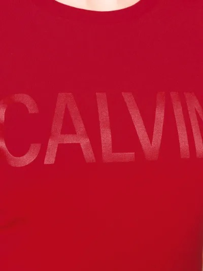 calvin klein jeans t shirt red