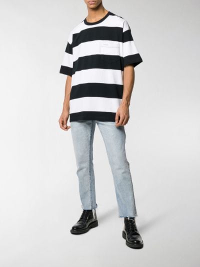 calvin klein striped t shirt