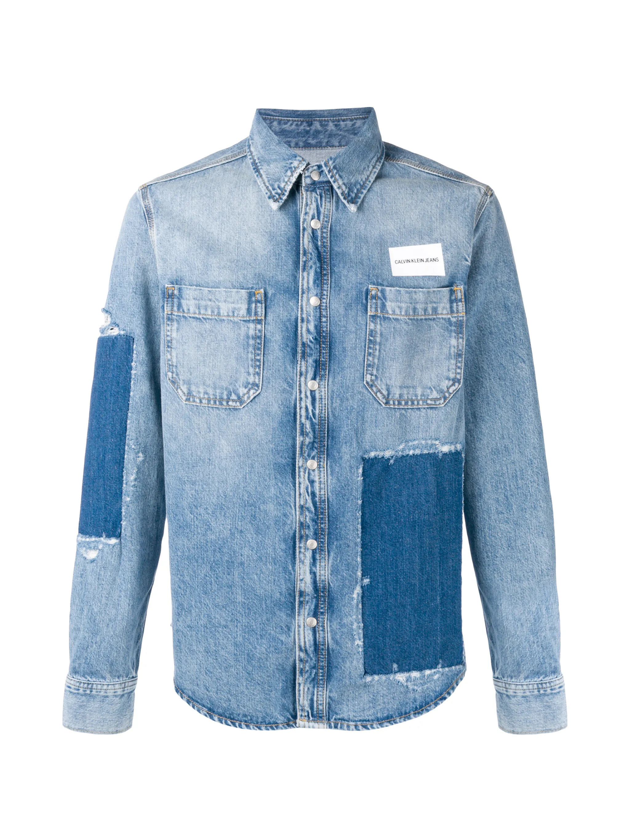 Calvin Klein Jeans patchwork denim shirt Eraldo HR