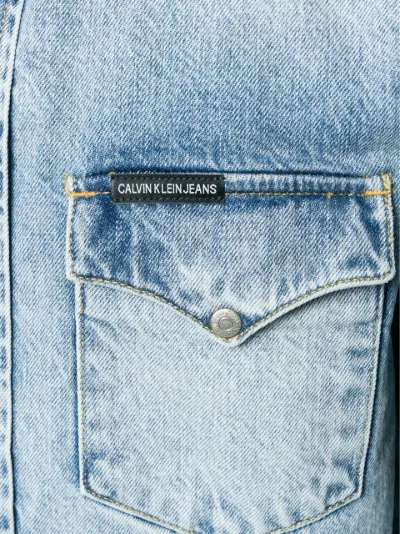 calvin klein jeans denim shirt