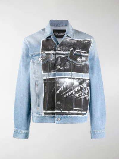 Calvin Klein Jeans x Andy Warhol denim jacket blue | MODES
