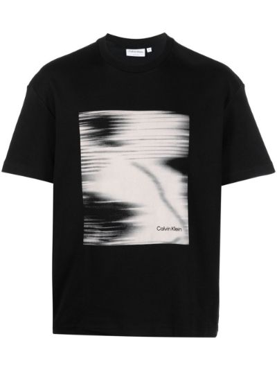 logo-print cotton T-shirt | Calvin Klein 