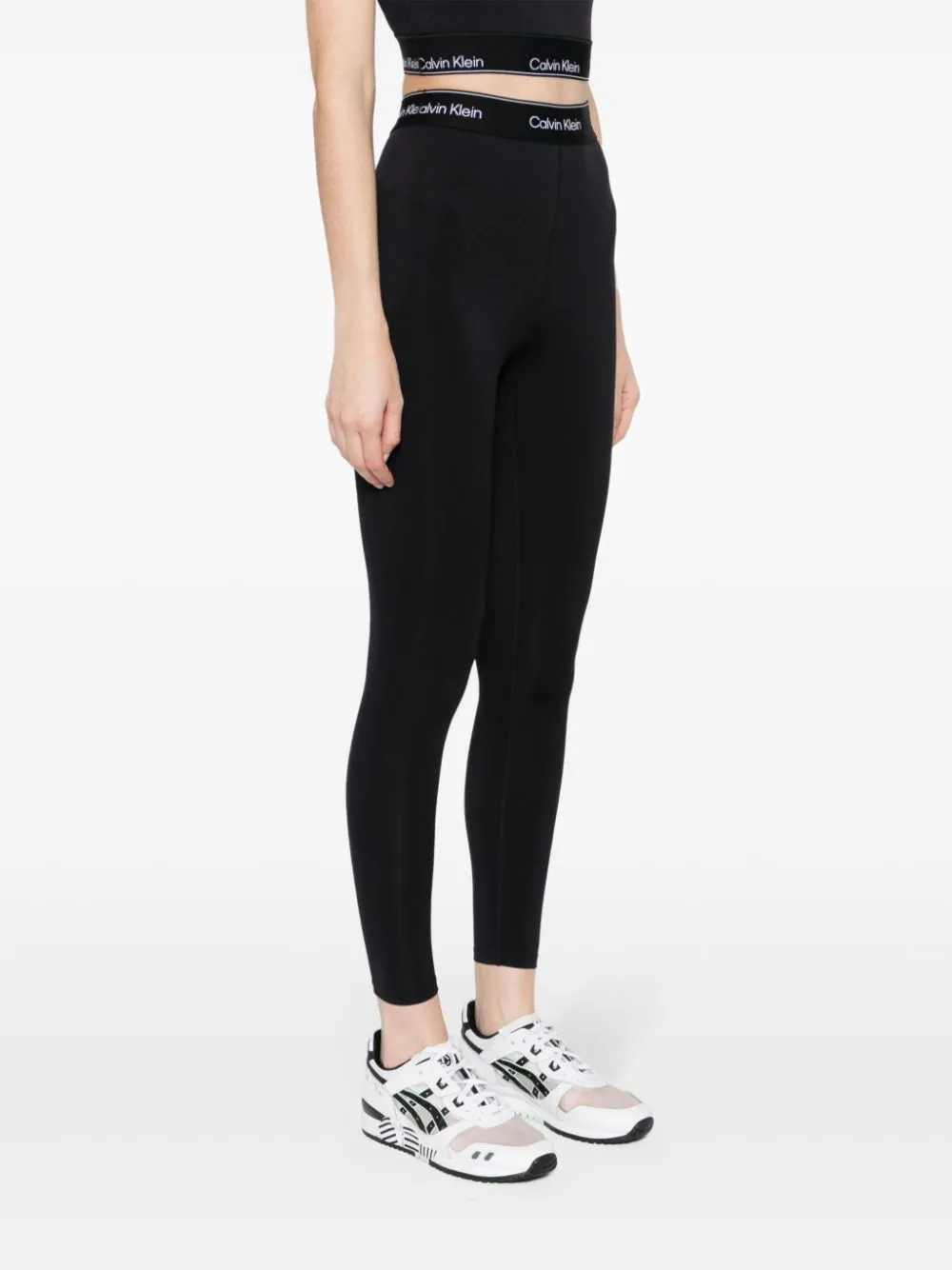 Calvin Klein logo-waistband leggings | Eraldo.com US