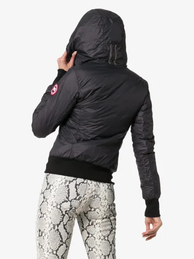 canada goose dore hooded down bomber jacket