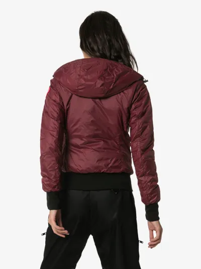 canada goose dore hooded down bomber jacket