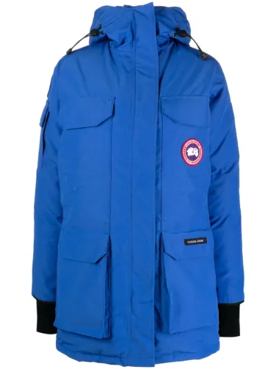 Canada goose expedition hotsell parka blue