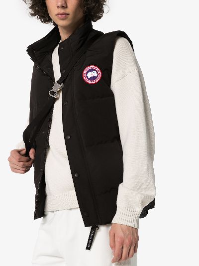 canada goose gilet hood