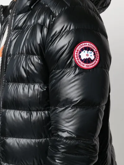 canada goose hooded padded jacket