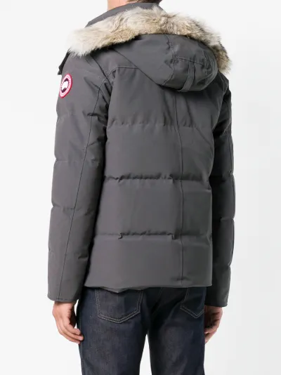 canada goose hooded puffer jacket