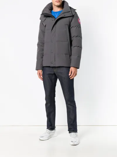 canada goose hooded puffer jacket