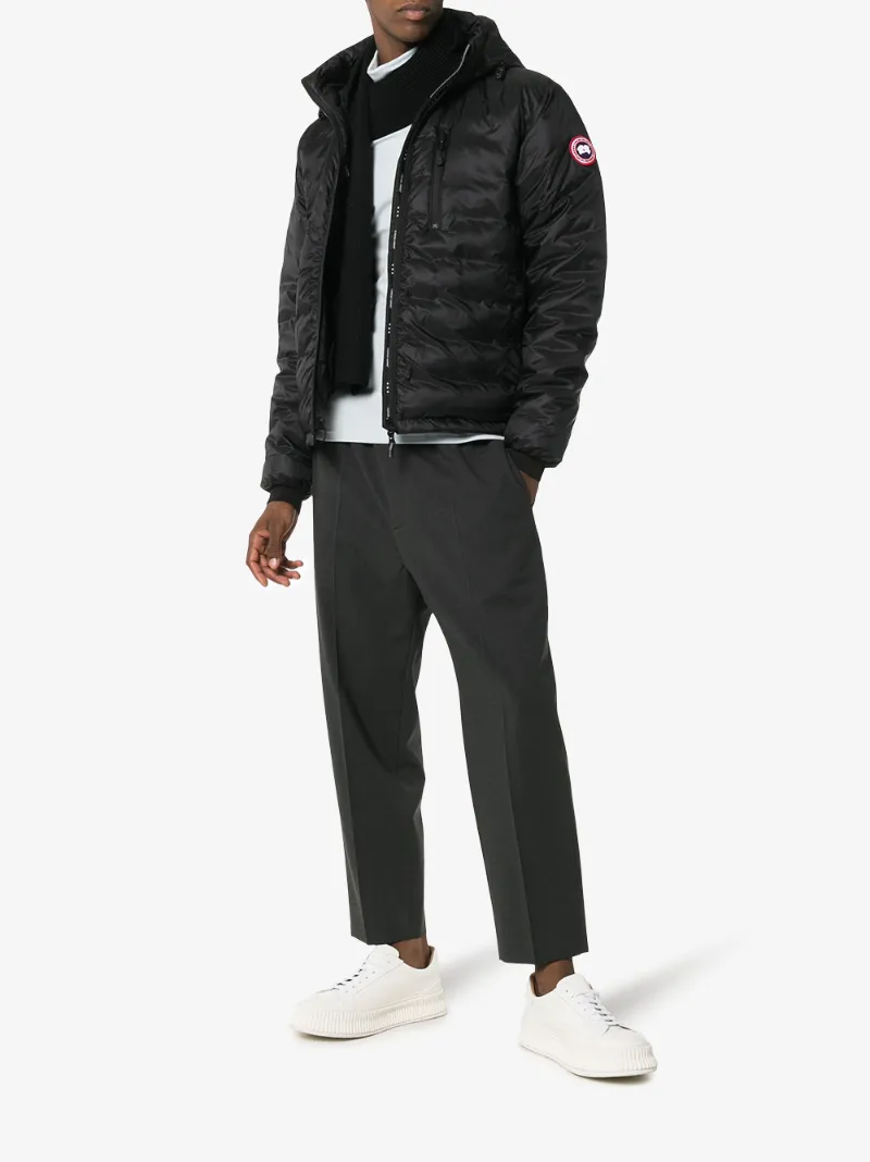 canada goose black hooded jacket canada goose black hooded jacket