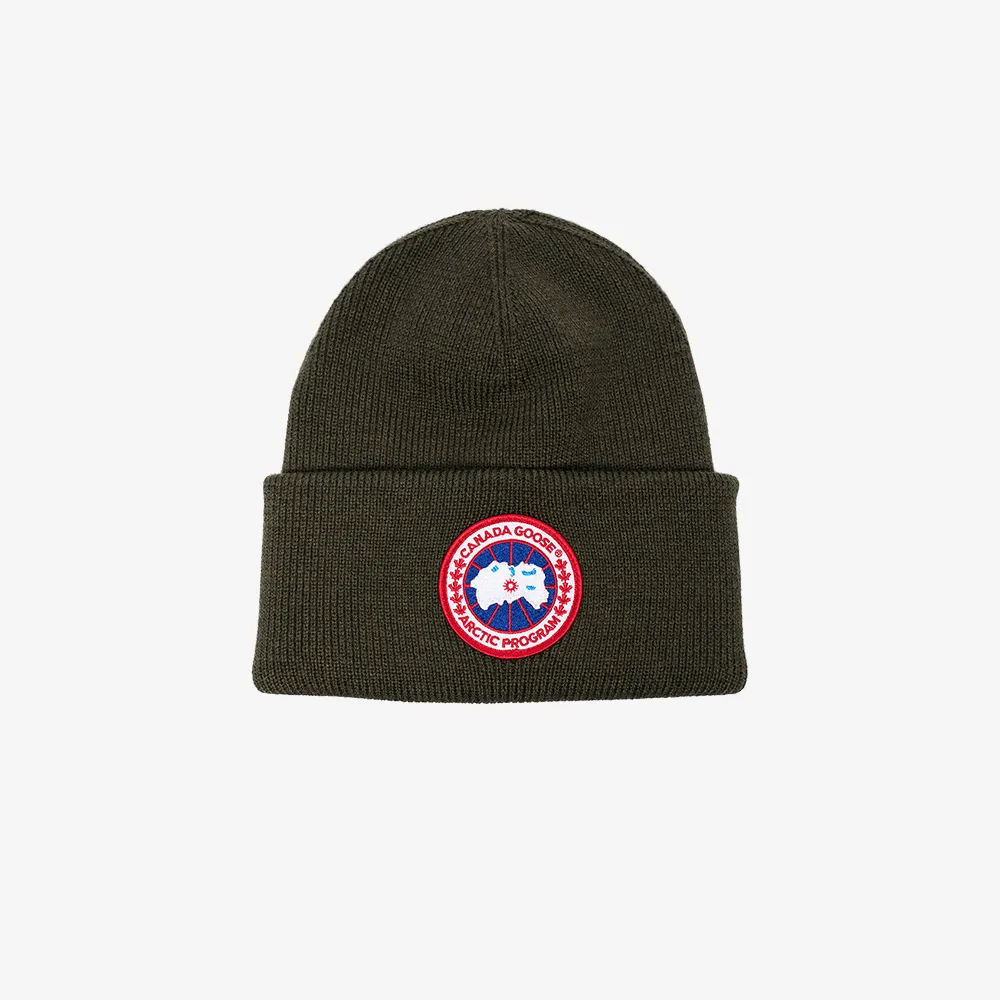 canada goose badge on front canada goose badge on front