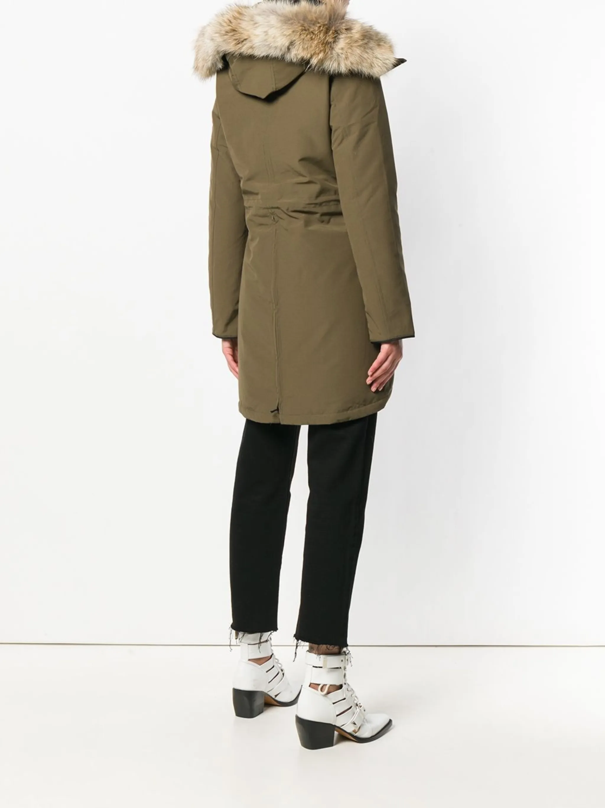 Rossclair parka military green on sale