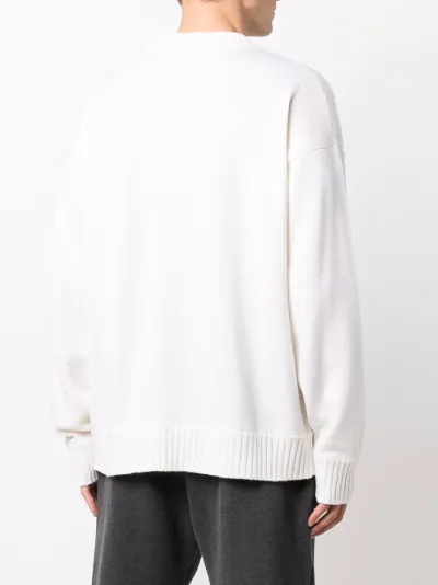 Canali Canali x 8ON8 Cat intarsia-knit jumper | Eraldo.com US