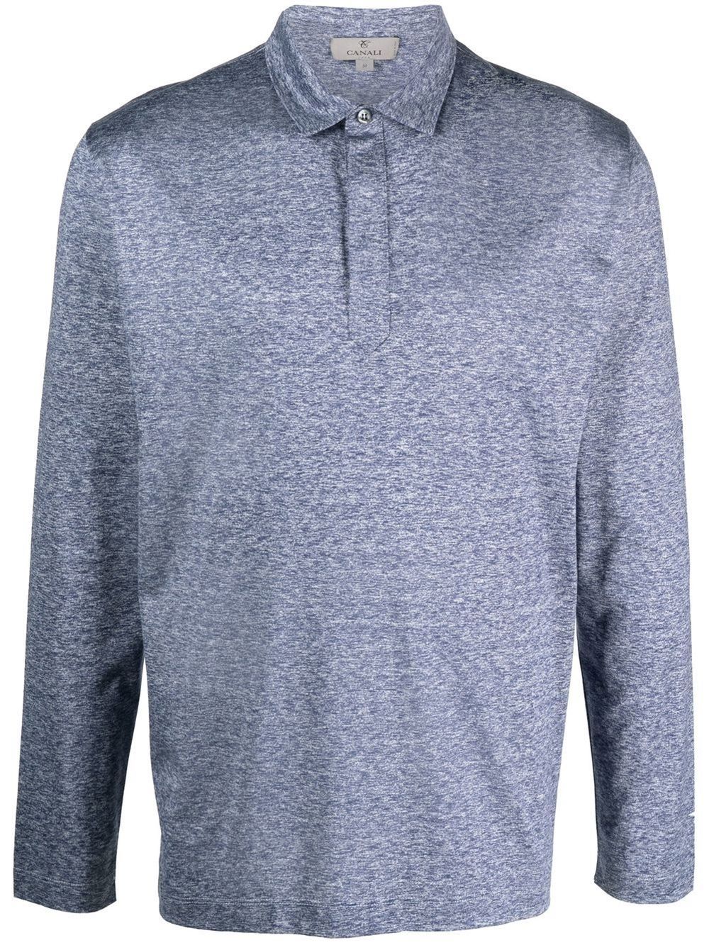 canali long sleeve polo