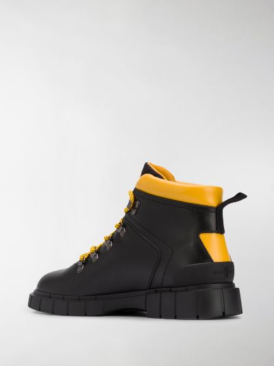 colour block boots