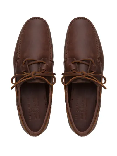 leather boat shoes