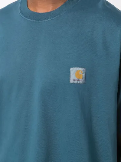 logo patch organic cotton T-shirt 