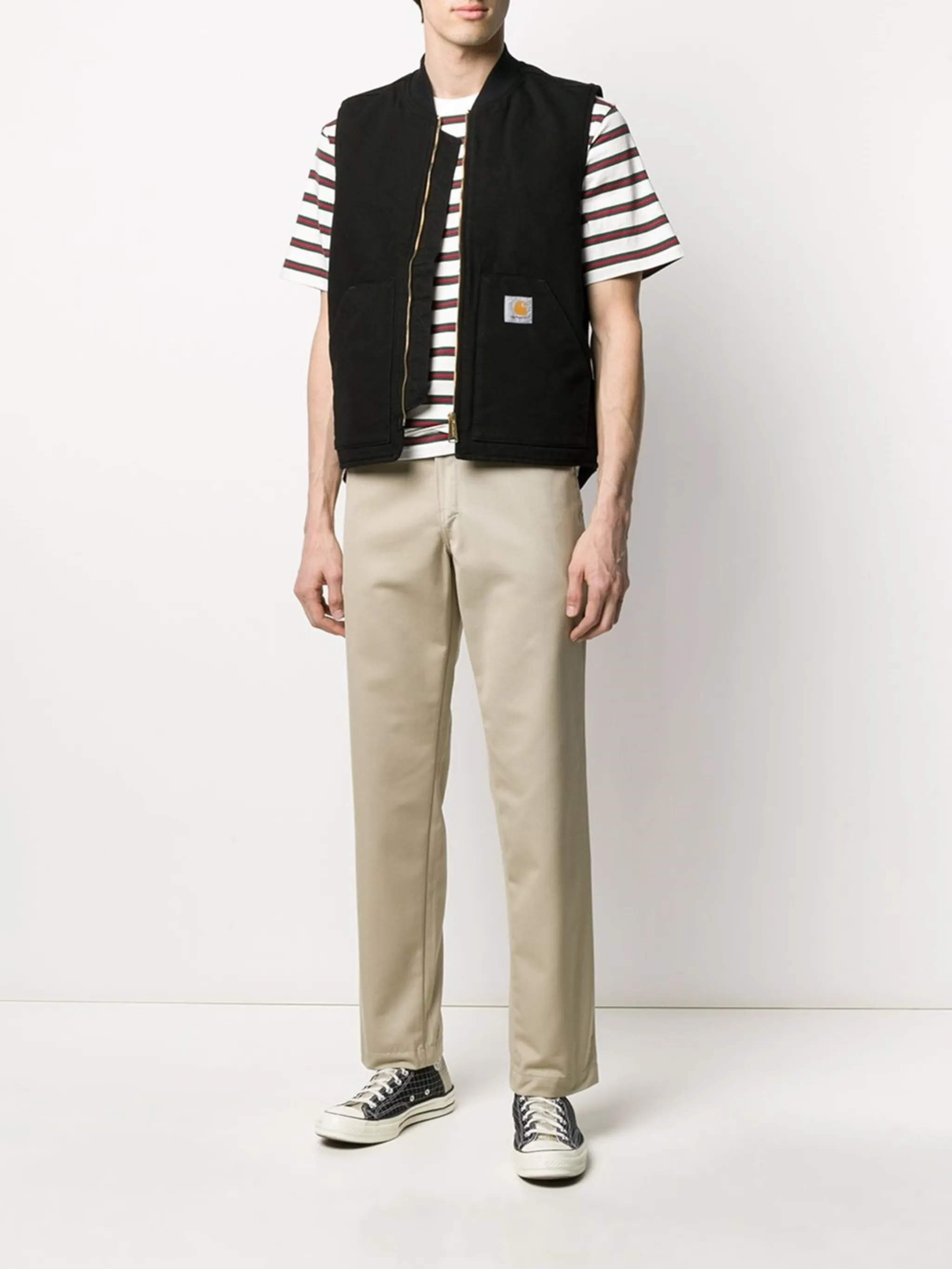 Carhartt WIP logo patch zipped vest | Eraldo.com US