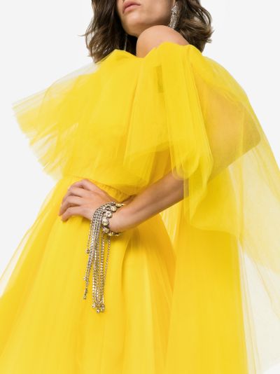 yellow dress carolina herrera