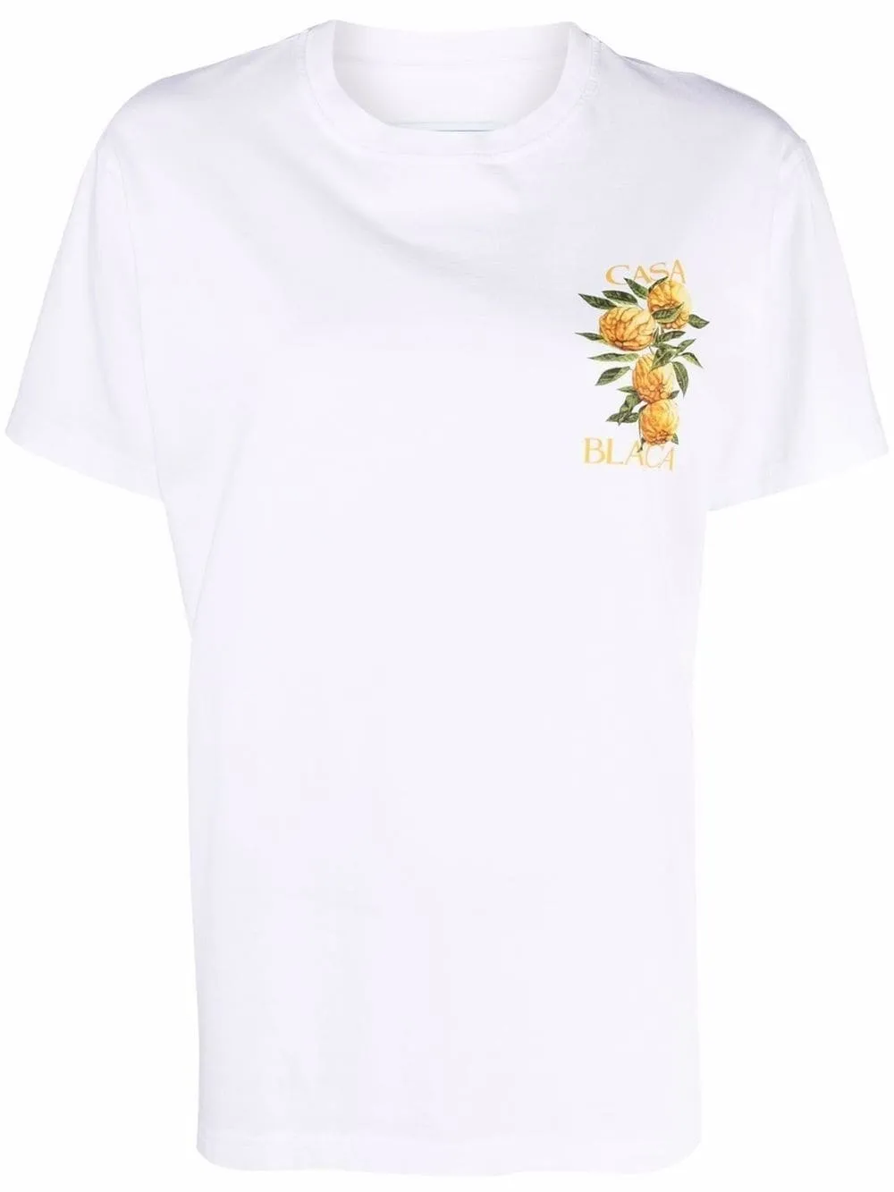 Chest Logo Print T Shirt Casablanca Eraldo Com