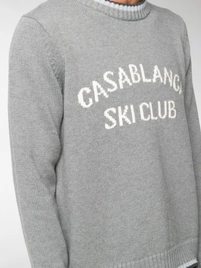 grey crewneck jumper
