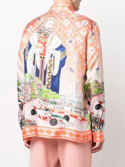 Casablanca King of Cards-print silk shirt | Eraldo.com US