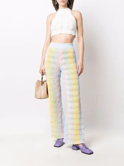 Sale Casablanca wave-knit crochet 