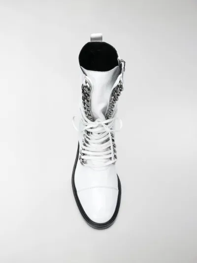 casadei white boots