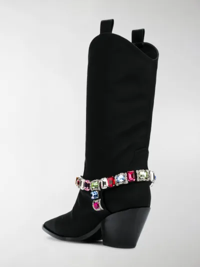 embellished cowboy boots