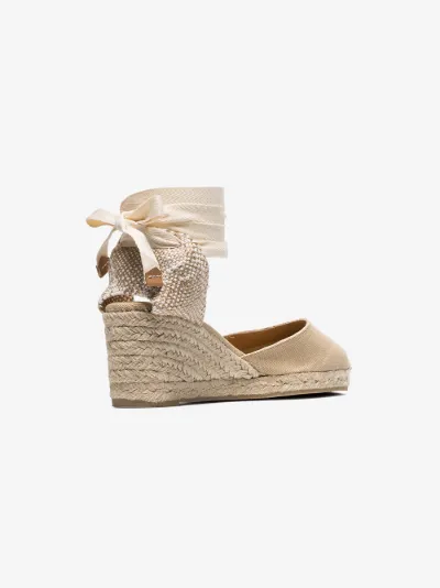 beige wedge espadrilles