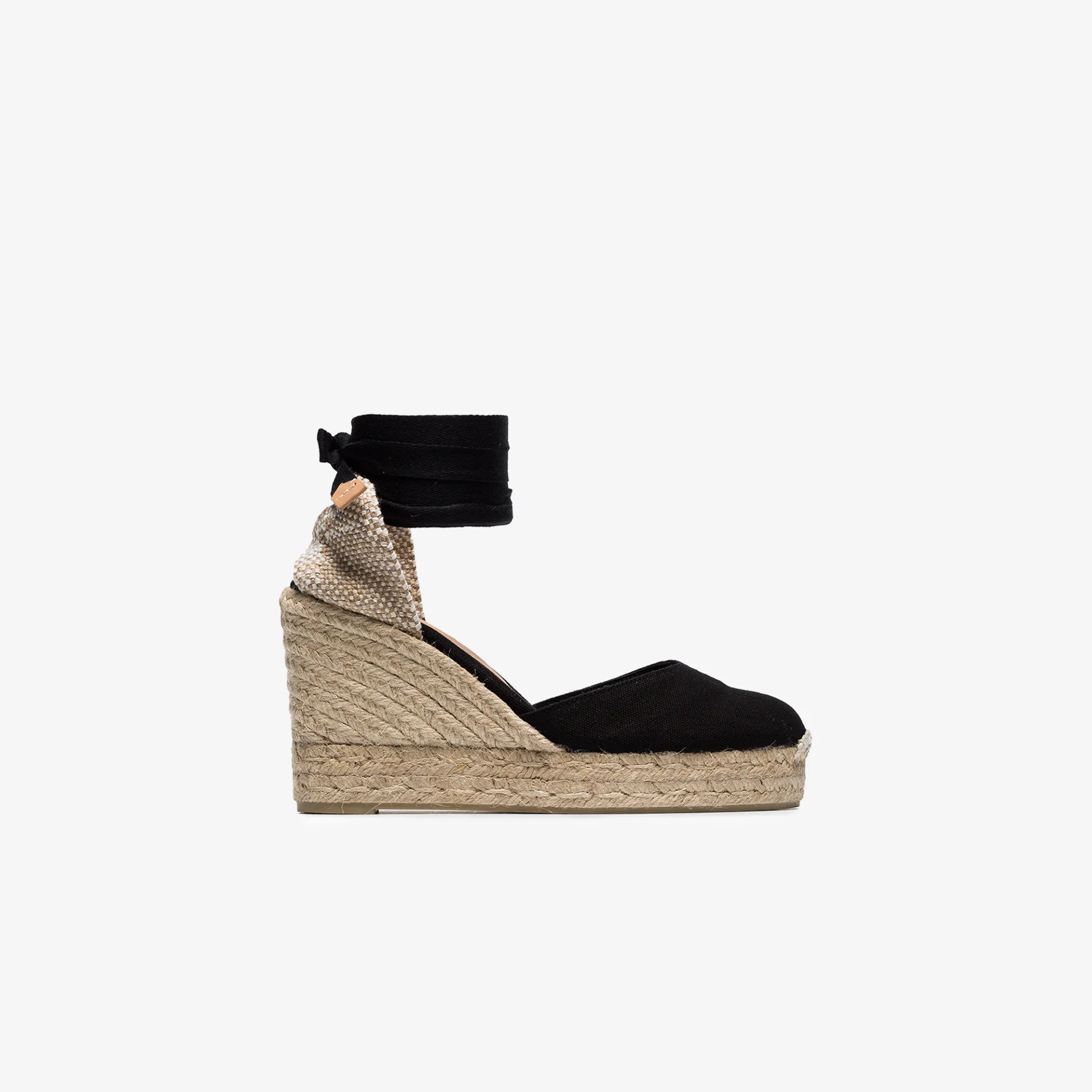 castaner black wedges