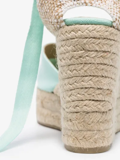 chiara 80 canvas wedge espadrilles