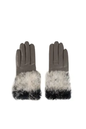 Fur-Trimmed Gloves