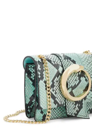 snake print small bag