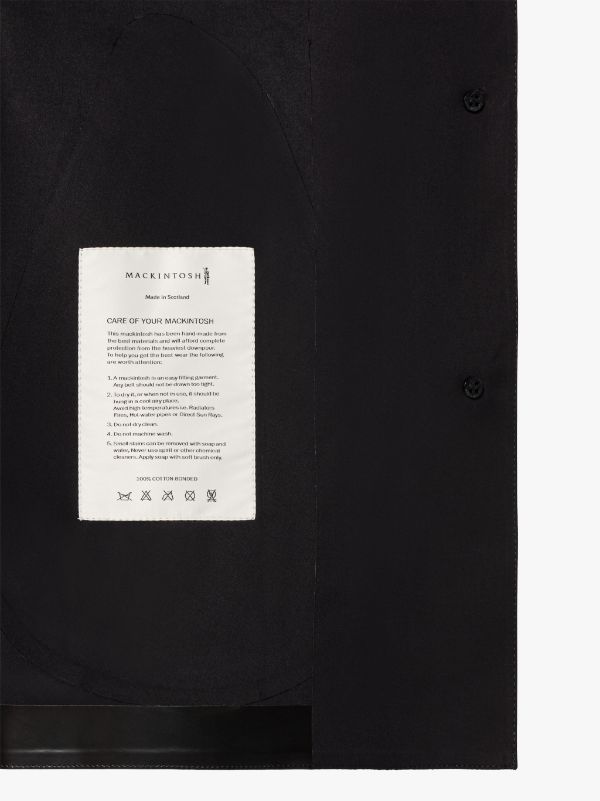 CECILIE BAHNSEN Dallas Black Bonded Cotton Jacket