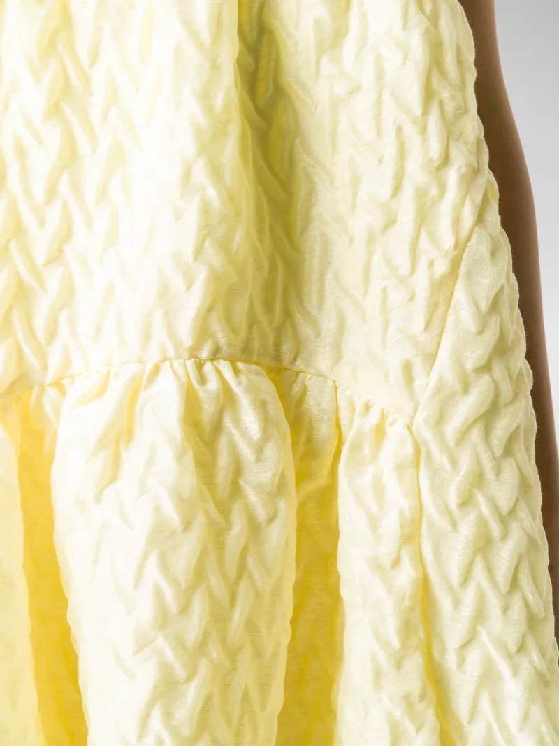 cecilie bahnsen yellow dress