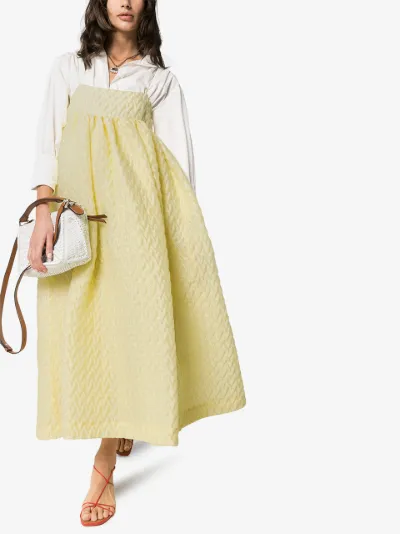 cecilie bahnsen yellow dress