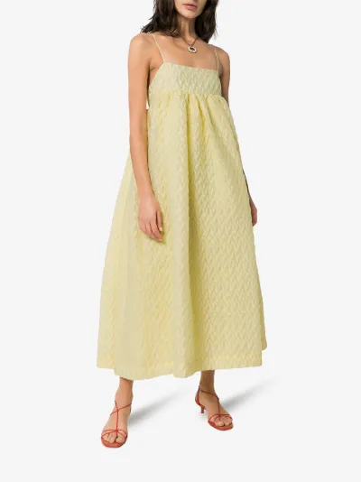 cecilie bahnsen yellow dress
