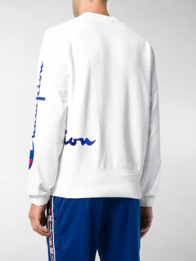 champion embroidered logo sweatshirt