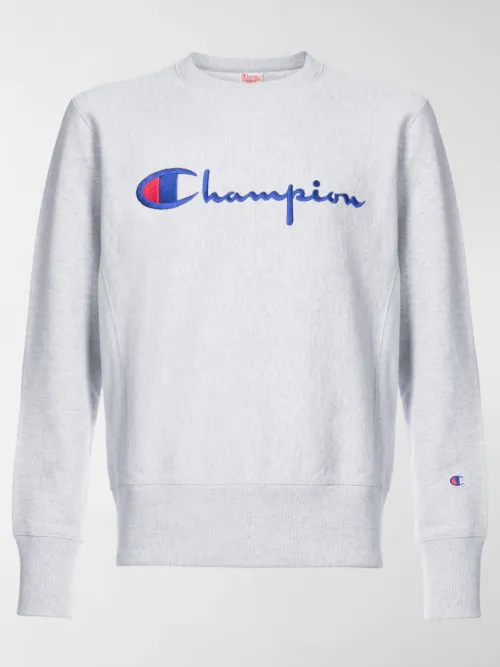 Champion - Felpa con logo ricamato