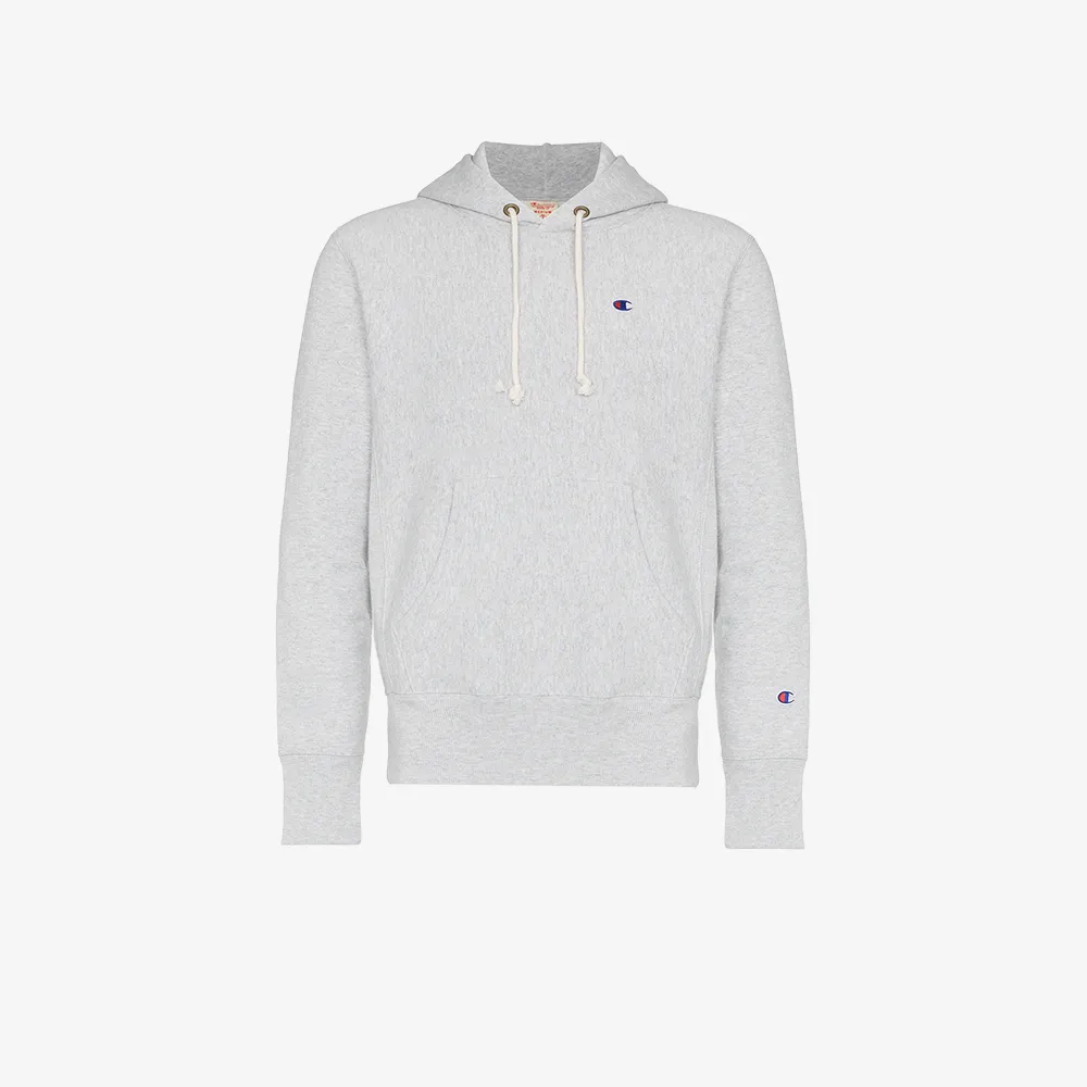 champion light grey hoodie