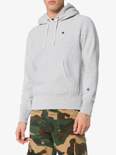 champion reverse weave hoodie light blue