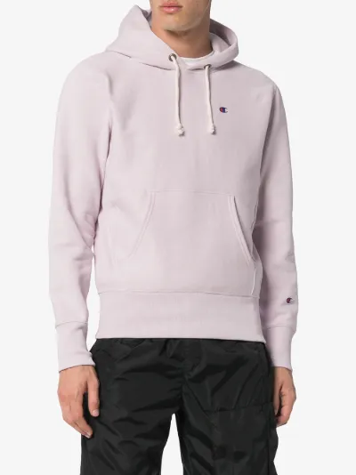 Champion Reverse Weave Logo Hoodie Browns