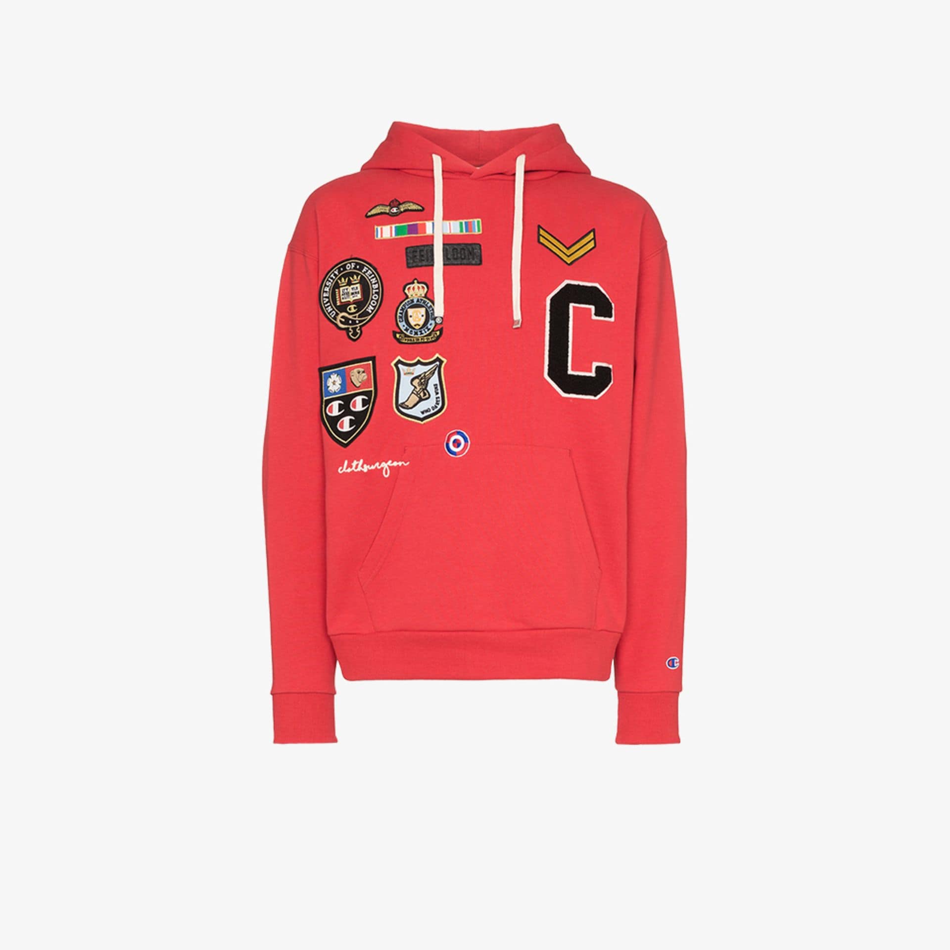 champion hoodie patch